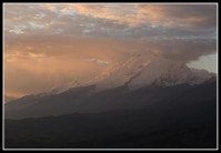 Cumulonimbus over Huantsan (6395m) - Cordillera Blanca