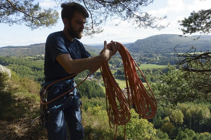 It's the heaviest rope on test, which adds up a bit over 2x50m  © Dan Bailey