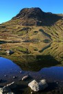 Calm Reflections in Stickle Tarn, Langdale Pikes, Lake District