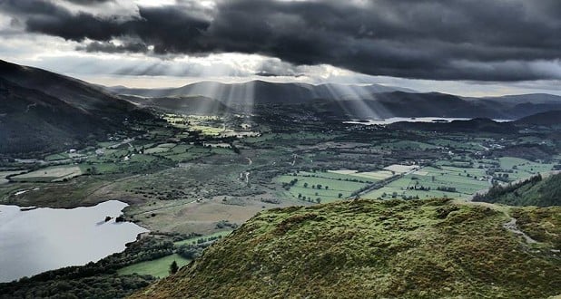 View from the wonderfully named and great little summit of Barf  © allenp