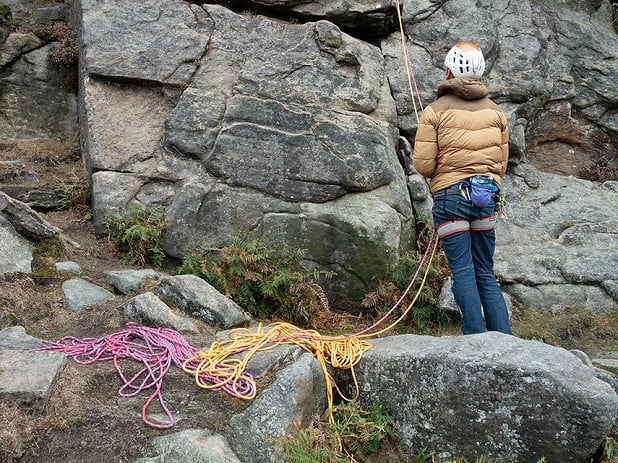As a thin-feeling 8.5mm, the Genesis needs a bit more care when belaying  © Alan James