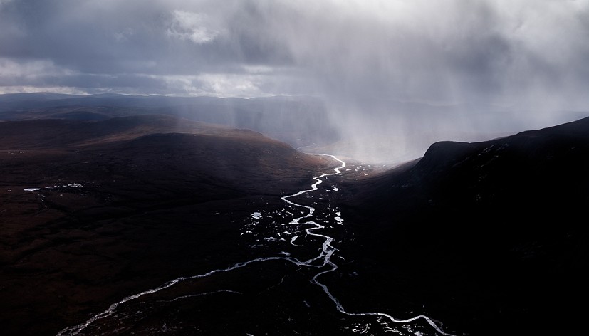 Watching a storm pass from the Devil's Point  © alastairbegley