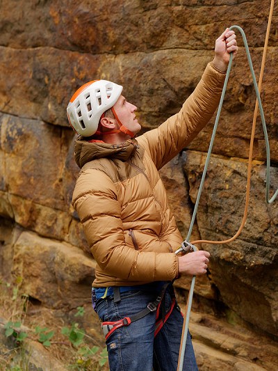 Perfect for keeping warm whilst belaying on cooler days  © Mike Cheque