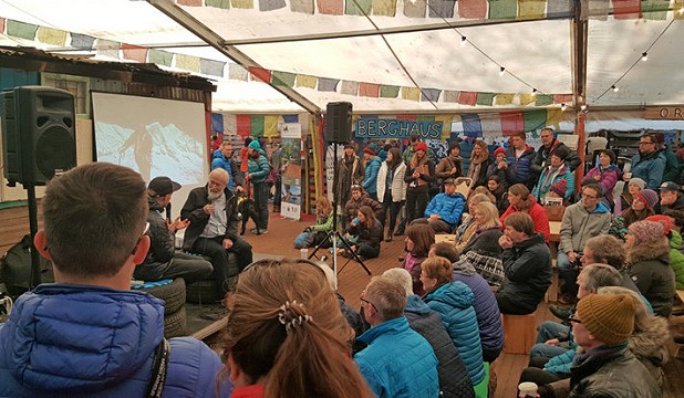 Sir Chris Bonington will return for another Q and A in the Basecamp Village  © Berghaus