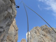 Abseil direct from summit to 2nd belay