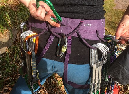 Excellent racking options and two clip buckle leg loop bungees  © UKC Gear