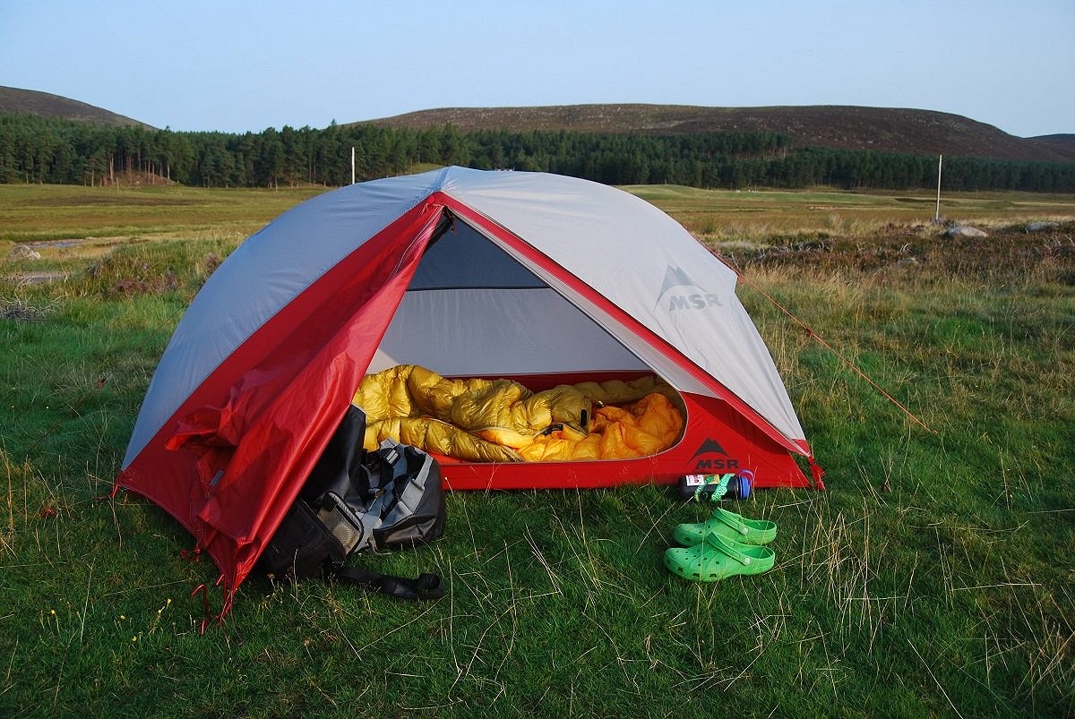 It's a lot more spacious than many solo tents  © Toby Archer