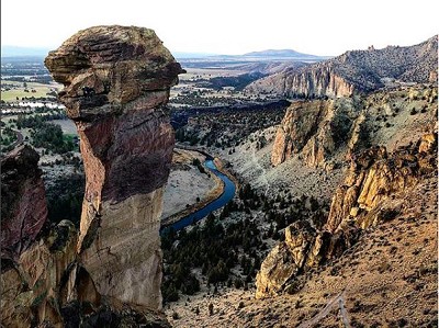 The monkey face, Smith Rock, Oregon - home to Just Do it, 8c+  © Adam Ondra coll.
