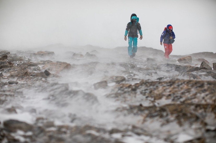 Harsh conditions in Queen Maud Land, Antarctica.  © The North Face