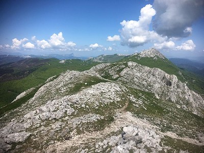 The view from Aizkorri’s summit  © Finlay Wild