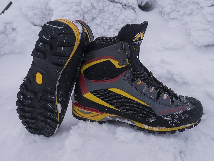 The sole grips well but the rubber is pretty soft; the upper is comparatively warm and durable  © Martin McKenna