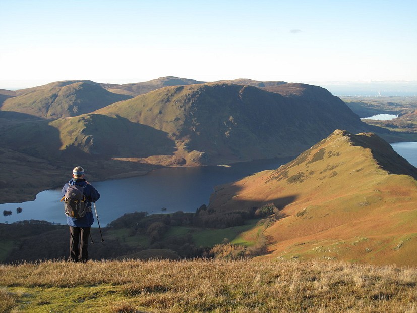 Perfect November day above Buttermere = view down from Robinson.   © jezcam