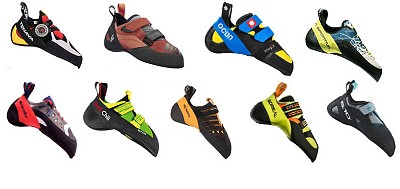 Entries within the Performance Rock Shoe Group Test  © UKC Gear
