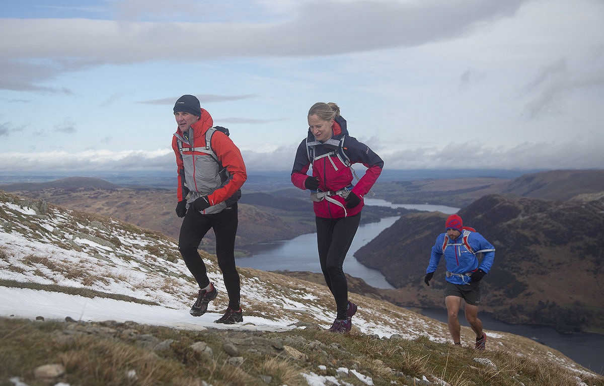 You'll naturally lean into the hill, but don't hunch forward...  © Berghaus