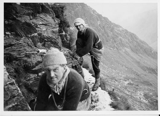 Main Wall 1964, Ron James and Dai Rowlands (nearer camera)  © jcw
