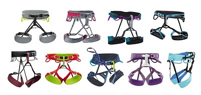 Women's all-round harnesses group test  © UKC Gear