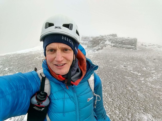 Testing a new down jacket on Helvellyn this Novem-brrr  © Toby Archer