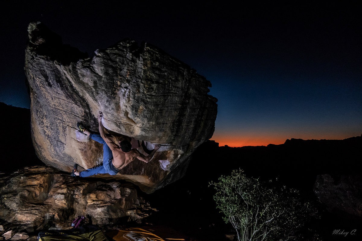 Andy Haley on the rematch, winning this fight with The Full Tony tick 8A.   © mikey.cleverdon