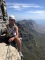 Belay shelf with a view