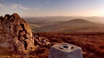 Craiglich trig point and summit cairn