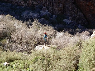 Sizing up the next route in the Interstellar, Moroccan Anti Atlas  © UKC Gear