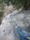 Me seconding - about halfway (before bailing out near top)