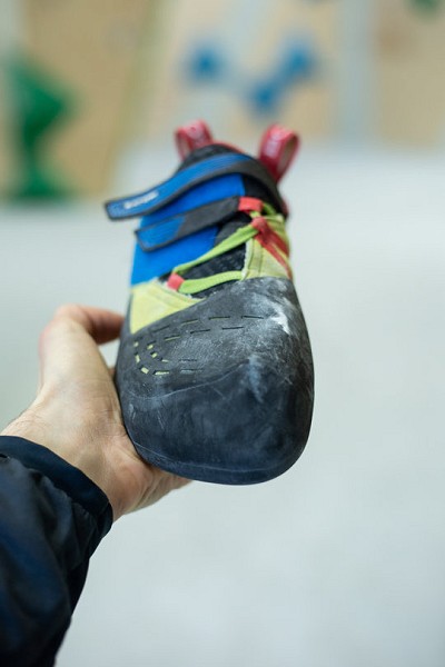 Plenty of rubber for toe hooking and the characteristic knuckle bump of the current Boreal shoes  © Nick Brown