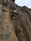 Recently reboulted route at El Poris