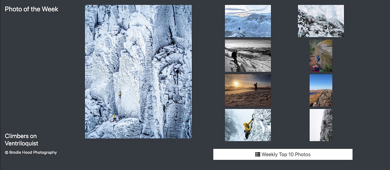 A sneak preview of the Top 10 Photos on the new look UKC Homepage  © UKC