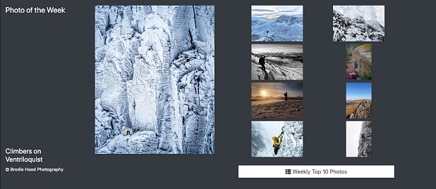 A sneak preview of the Top 10 Photos on the new look UKC Homepage  © UKC