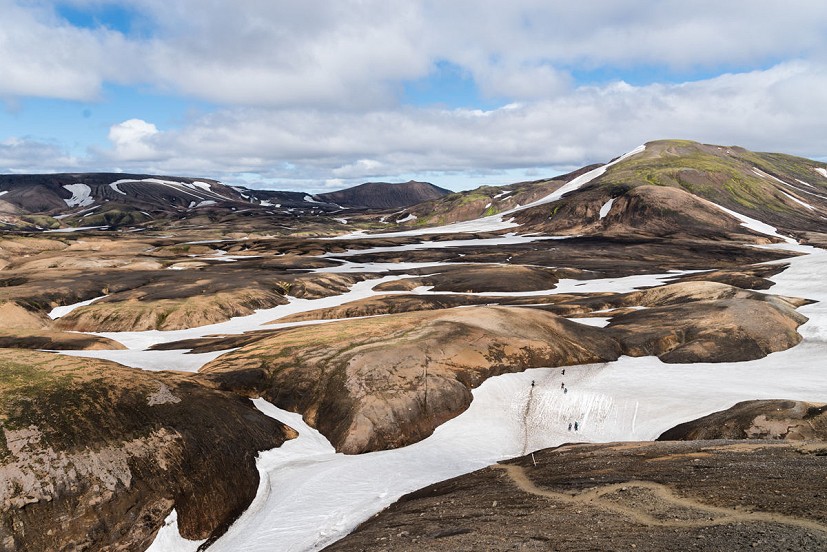 The rhyolite hills of the Icelandic Highlands almost defy description  © Purple Peak Adventures