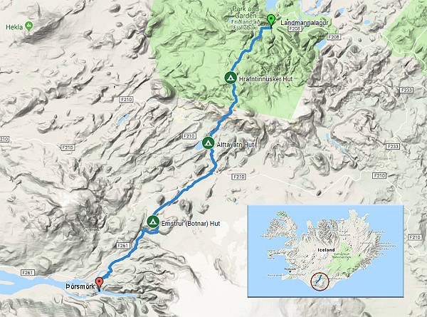 Route map  © Purple Peak Adventures