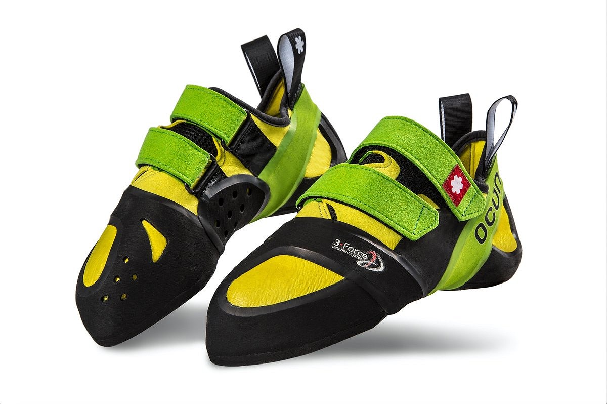Ozone Plus with more instep volume is specially designed for climbers with wider feet.  © Ocun