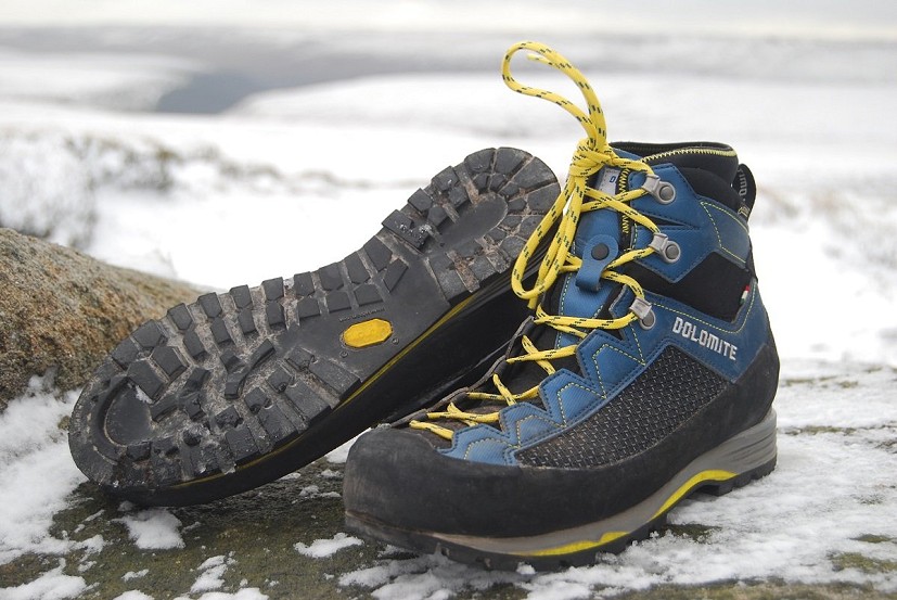Durable synthetic uppers and a Vibram Mulaz sole  © Toby Archer