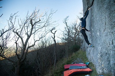 The Merino Xtreme certainly allows freedom of movement. It might have lifted a bit here but I am jumping!  © UKC Gear