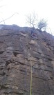 Sean W. Making the 3rd ascent of this route