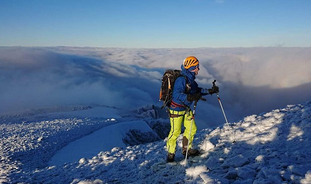 Odin and Vanir, above the clouds in the realm of the gods on Ben Nevis  © Toby Archer