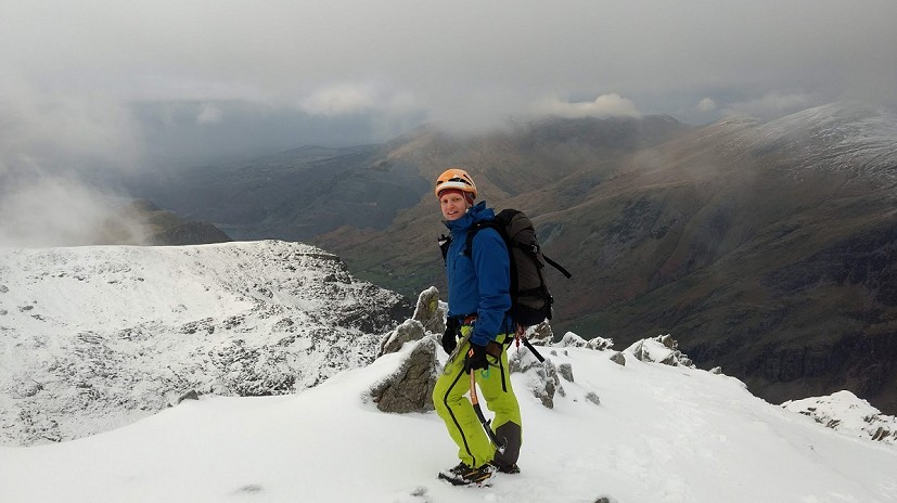 Warm, dry and comfortable on a wintry Snowdon  © Toby Archer