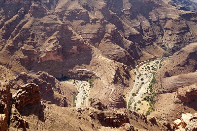 Ait Mansour Gorge from the summit rim  © David Wood
