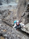 Rock climbing on the Cuillin Ridge in February!