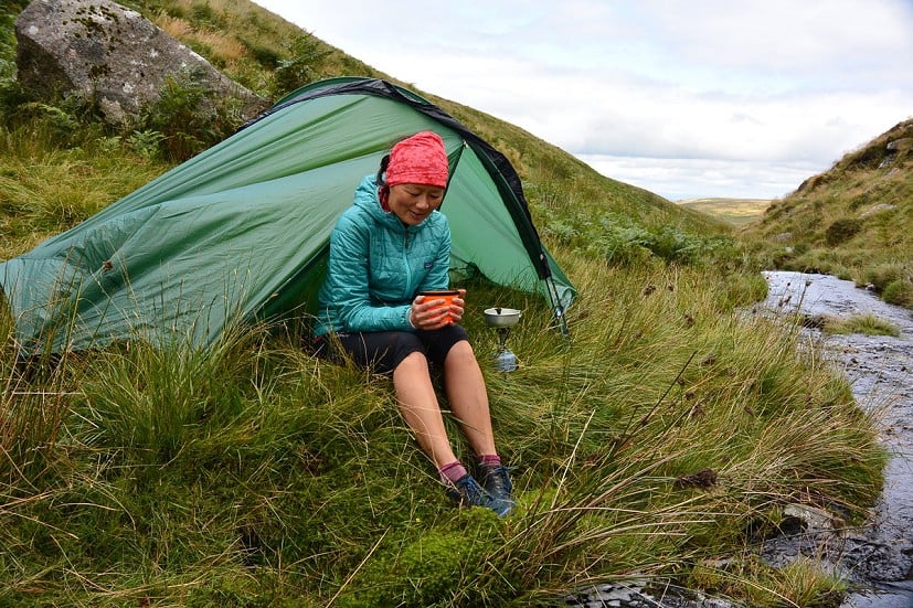 Wild camping means you can stop wherever you find your perfect spot   © Chris Councell
