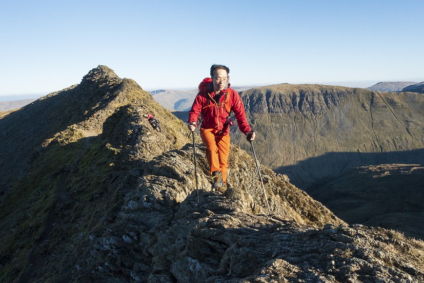 It's a first time for Masa, but I've lost count of my Striding Edge tally  © Dan Bailey