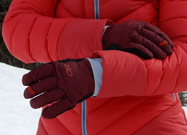 The cuffs look a bit clunky but are simple and effective with winter gloves  © UKC Gear