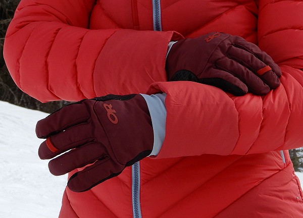 The cuffs look a bit clunky but are simple and effective with winter gloves  © UKC Gear