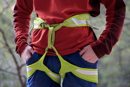 Edelrid Ace Harness front  © UKC Gear