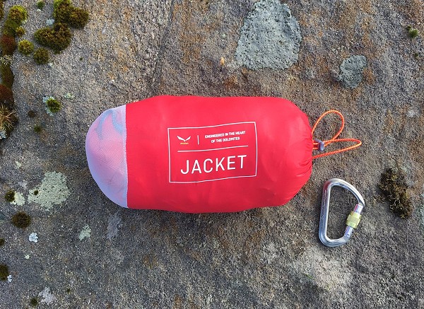 A rather large compression sack but with a clever mesh panel to vent moisture  © UKC Gear