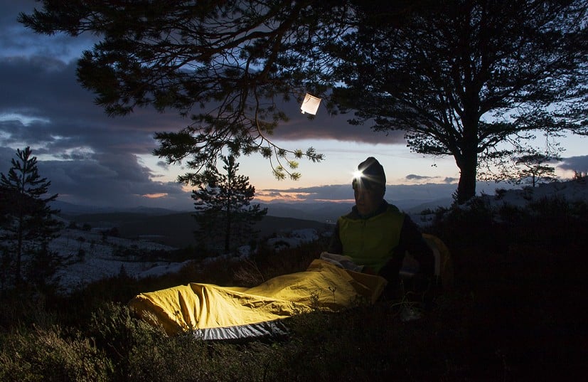 Getting away with a thinner sleeping bag, thanks to the insulation of the mat  © Dan Bailey