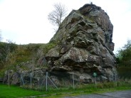 Carlin's  Loup crag, Carlops