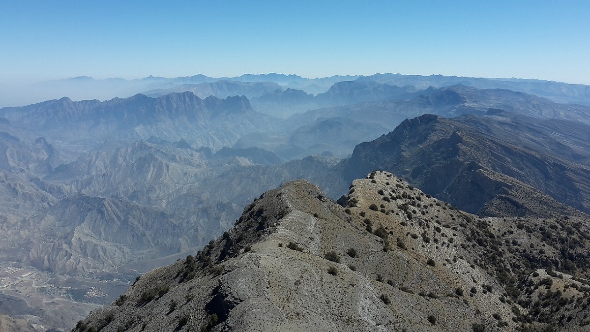 The view from Jebel Shams is a bit special...  © Rob Woodall