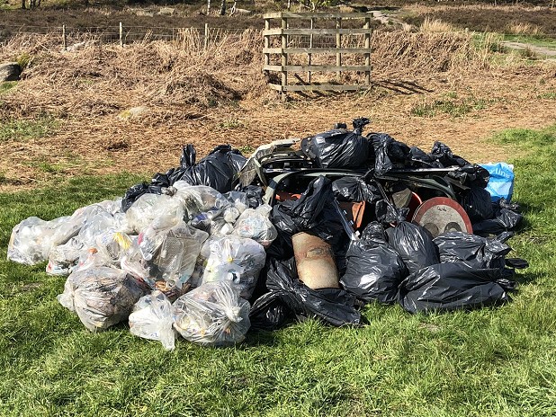 In 2018 volunteers collected 120kg of rubbish  © Paul Lewis